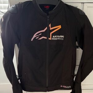 Alpinestars Women's Black and Pink Mesh Jacket